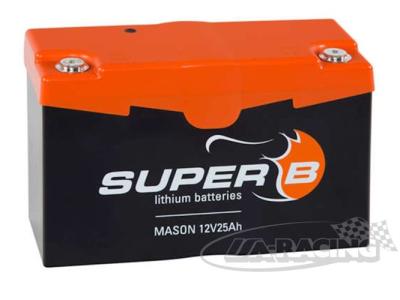SUPER B Smart Lithium Batterie, Mason Serie 12V 25AH